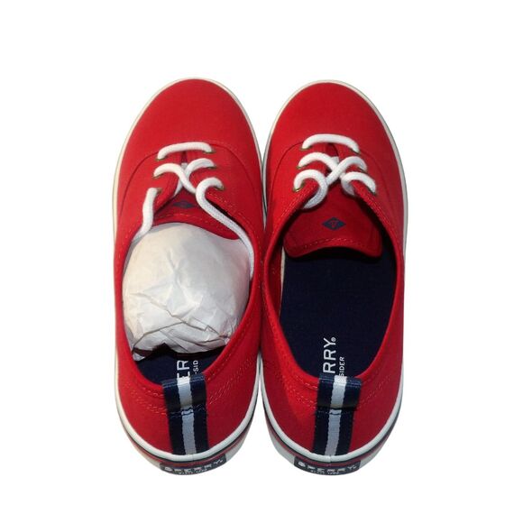 WOMEN'S RED SHERRY TOP SIDER MEMORY FOAM SIZE 11 M - Picture 2 of 5